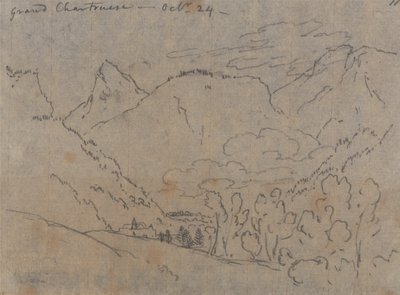 Grand Chartreuse, October 24 by John Robert Cozens